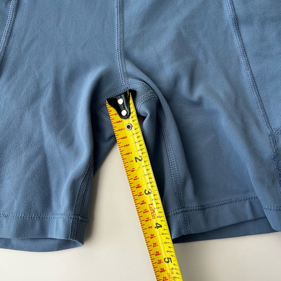 Athleta Girl blue Stash your treasures bike shorts XS 6 - Picture 5 of 5